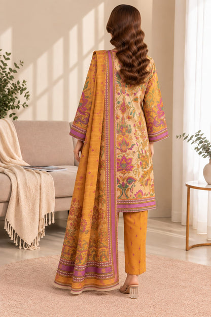 Printed Bana Dora 3PC Lawn