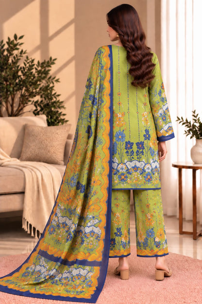 Printed Bana Dora 3PC Lawn