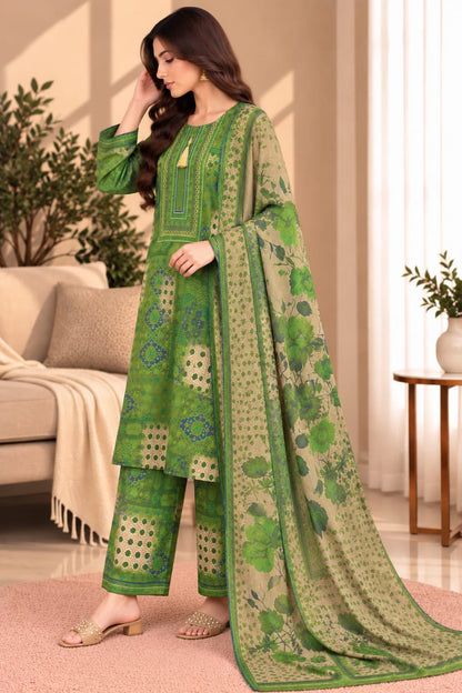 Printed Bana Dora 3PC Lawn