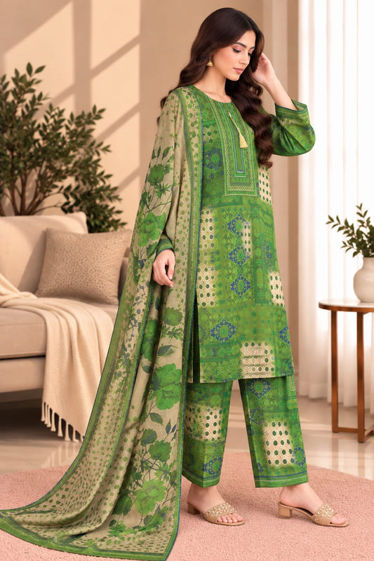 Printed Bana Dora 3PC Lawn