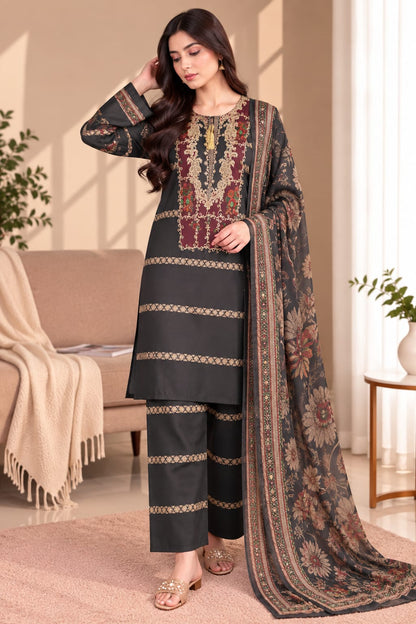 Printed Bana Dora 3PC Lawn