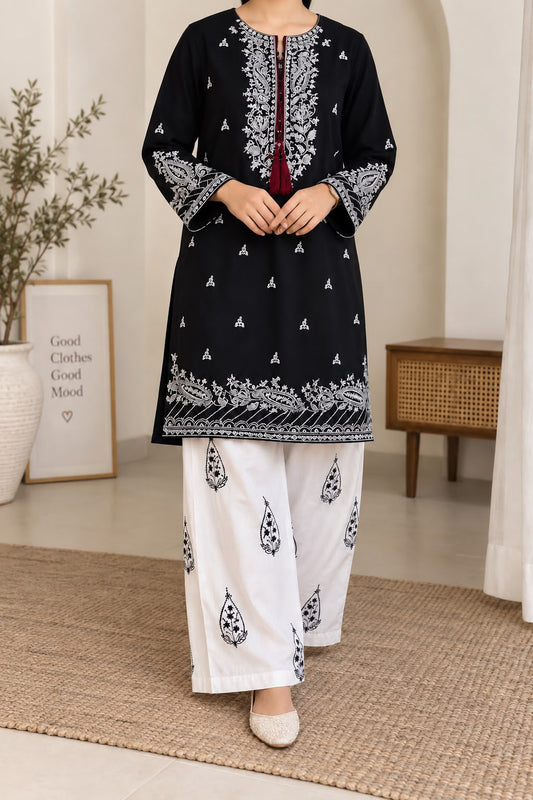 2 PC Farshi Shalwar Dress