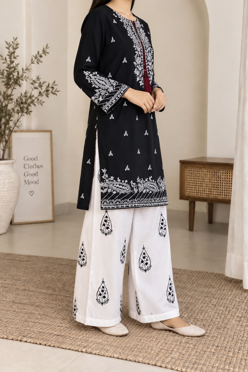 2 PC Farshi Shalwar Dress