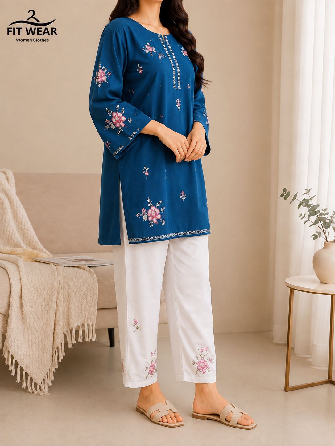 2 PC Farshi Shalwar Dress