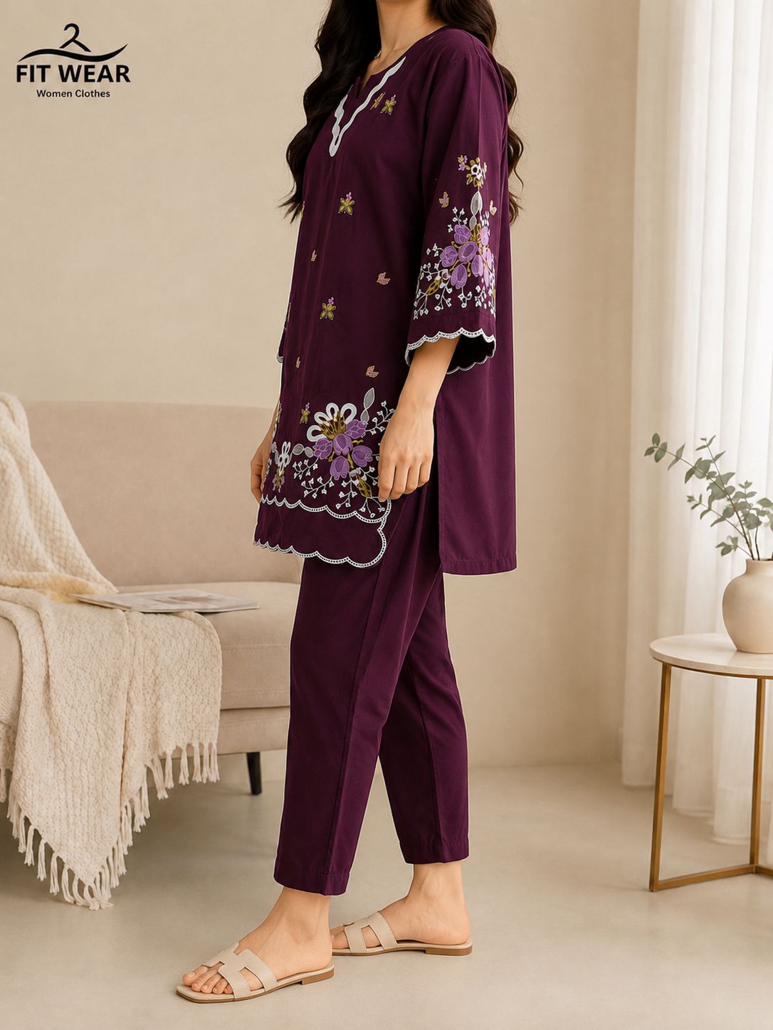 2 PC Farshi Shalwar Dress