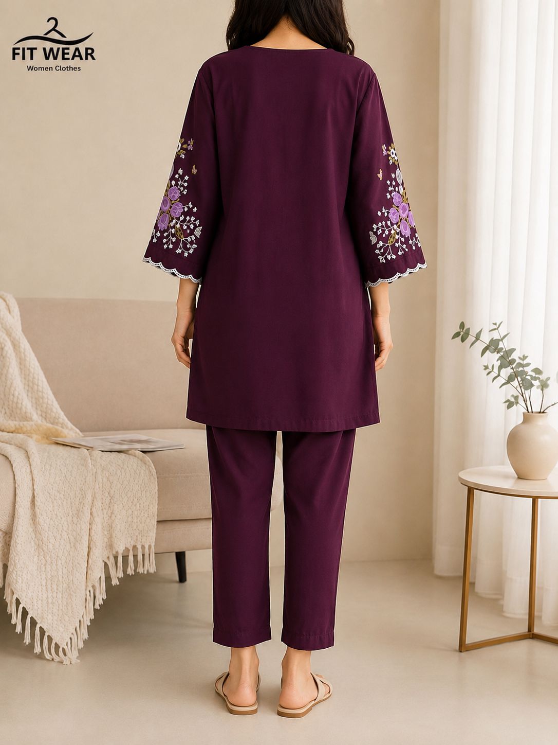 2 PC Farshi Shalwar Dress