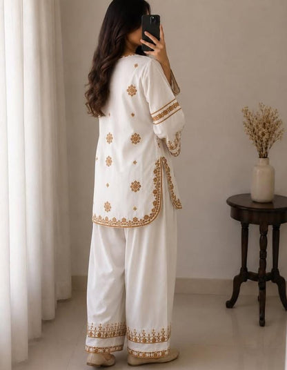 2 PC Farshi Shalwar Dress