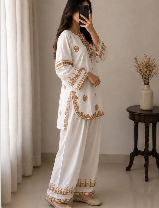 2 PC Farshi Shalwar Dress