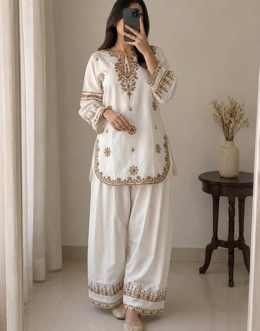 2 PC Farshi Shalwar Dress