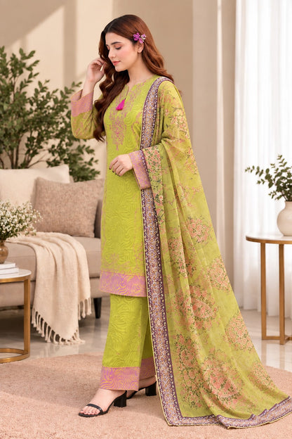 Printed Bana Dora 3PC Lawn
