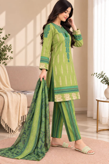 Printed Bana Dora 3PC Lawn