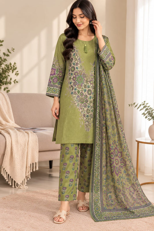 Printed Bana Dora 3PC Lawn