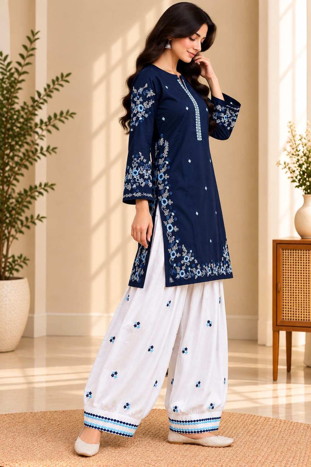 2 PC Farshi Shalwar Dress