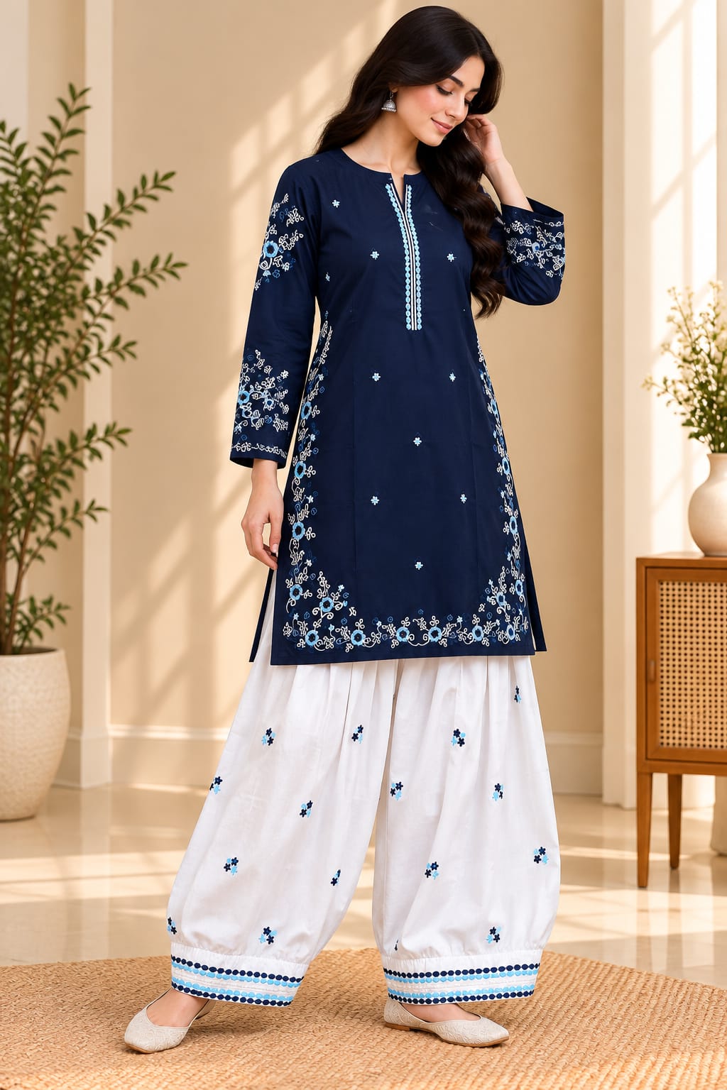 2 PC Farshi Shalwar Dress