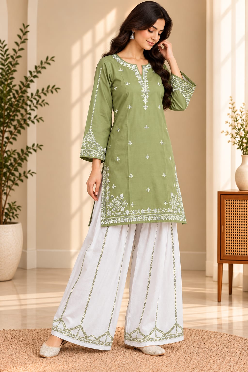 2 PC Farshi Shalwar Dress