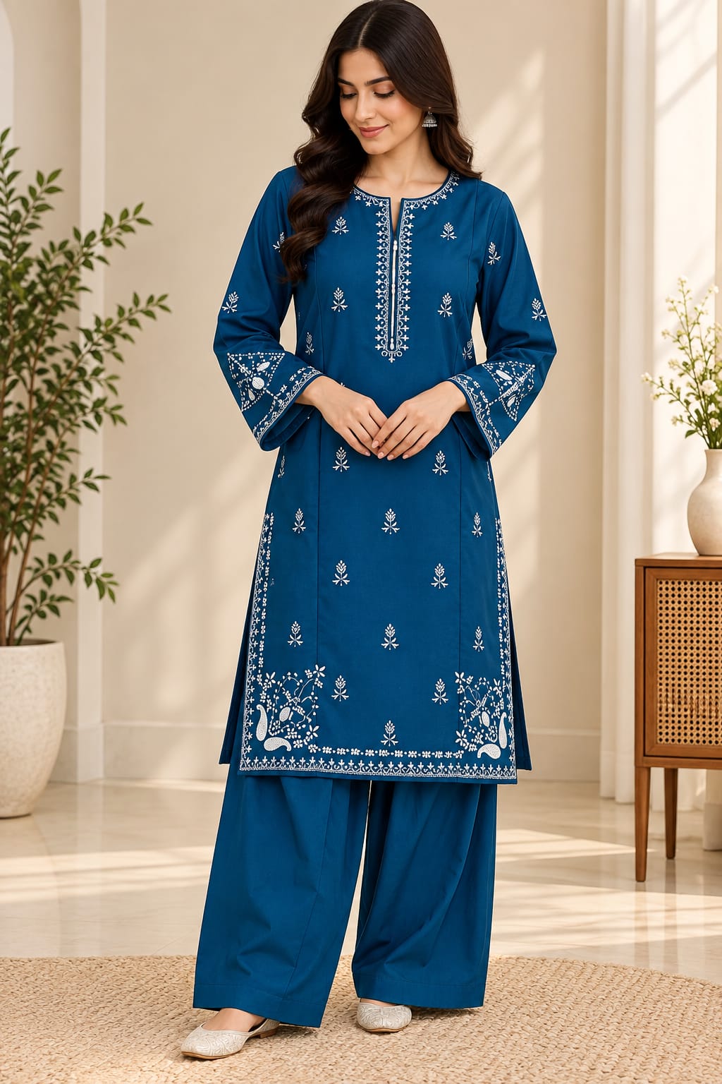 2 PC Farshi Shalwar Dress