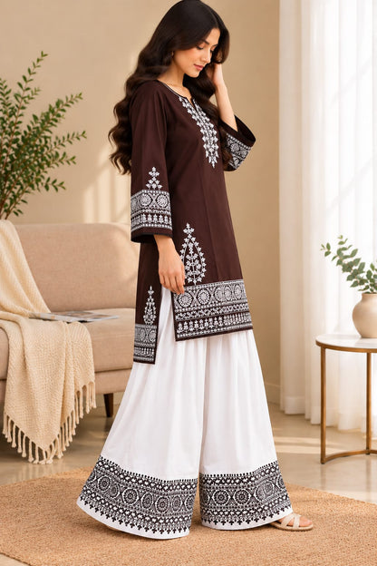 2 PC Farshi Shalwar Dress