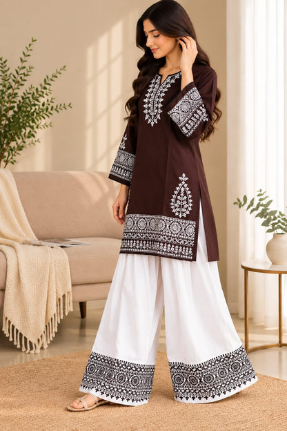2 PC Farshi Shalwar Dress