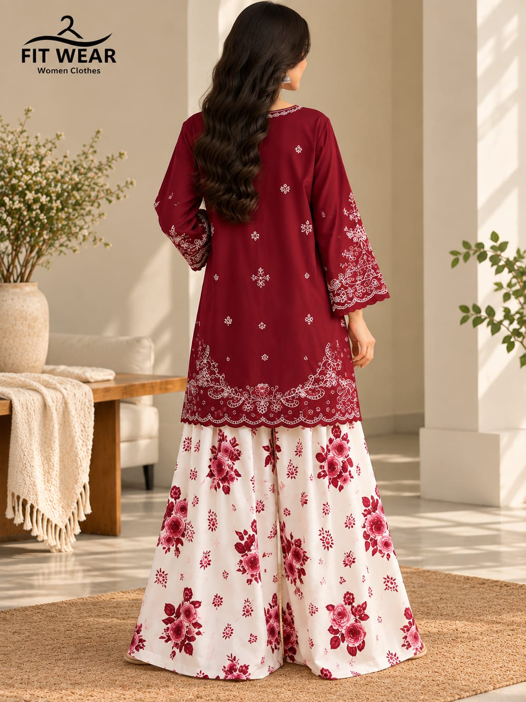2 PC Farshi Shalwar Dress