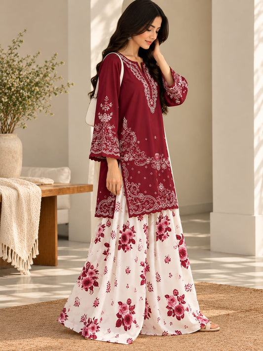 2 PC Farshi Shalwar Dress