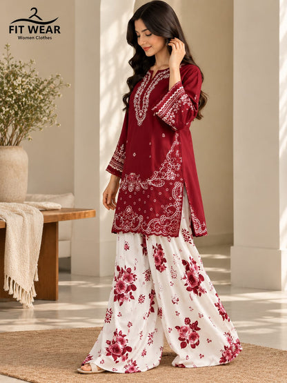 2 PC Farshi Shalwar Dress