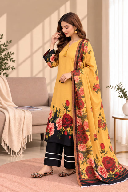 Printed Bana Dora 3PC Lawn