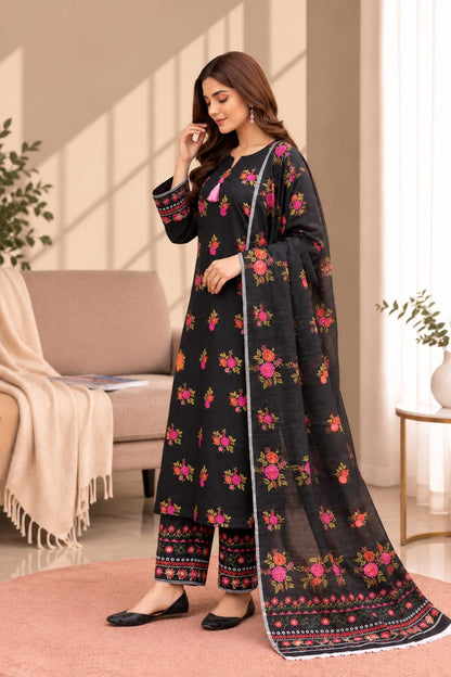 Printed Bana Dora 3PC Lawn