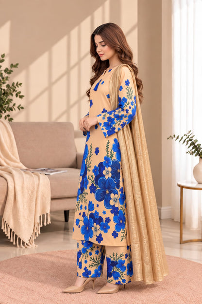 Printed Bana Dora 3PC Lawn