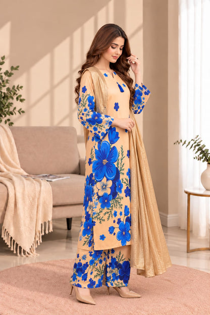 Printed Bana Dora 3PC Lawn